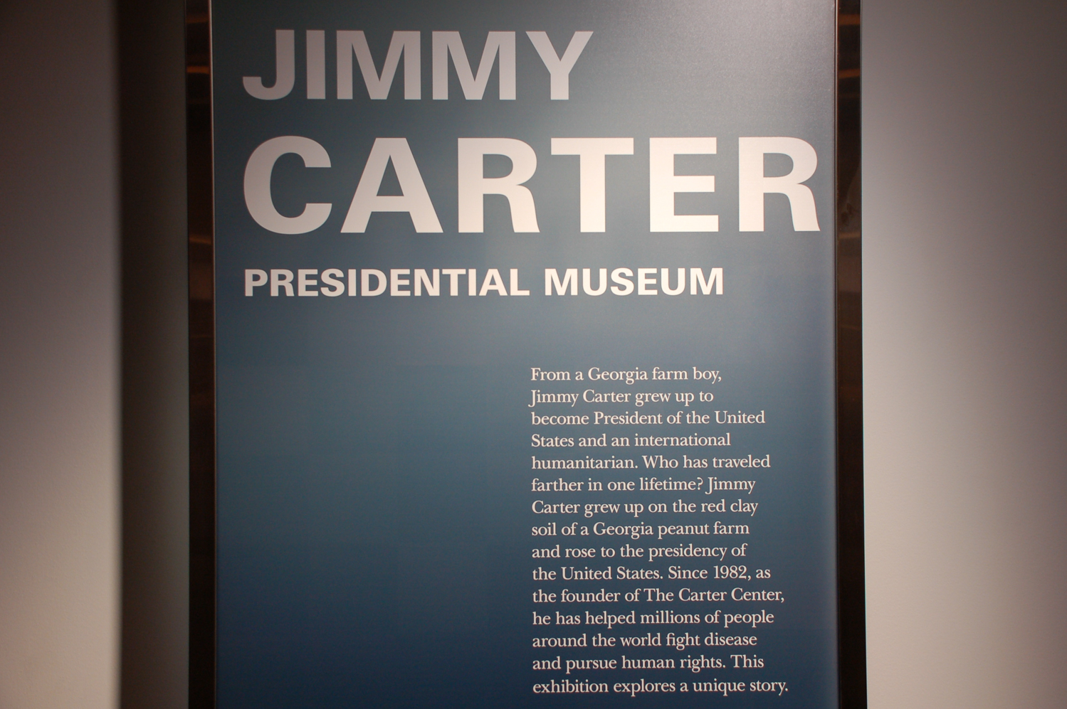 Jimmy Carter Presidential Library & Museum Presidential Leadership